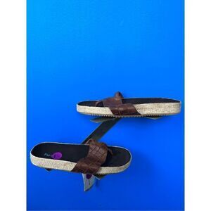 Perlina Bunny Sandals leather size 8.5